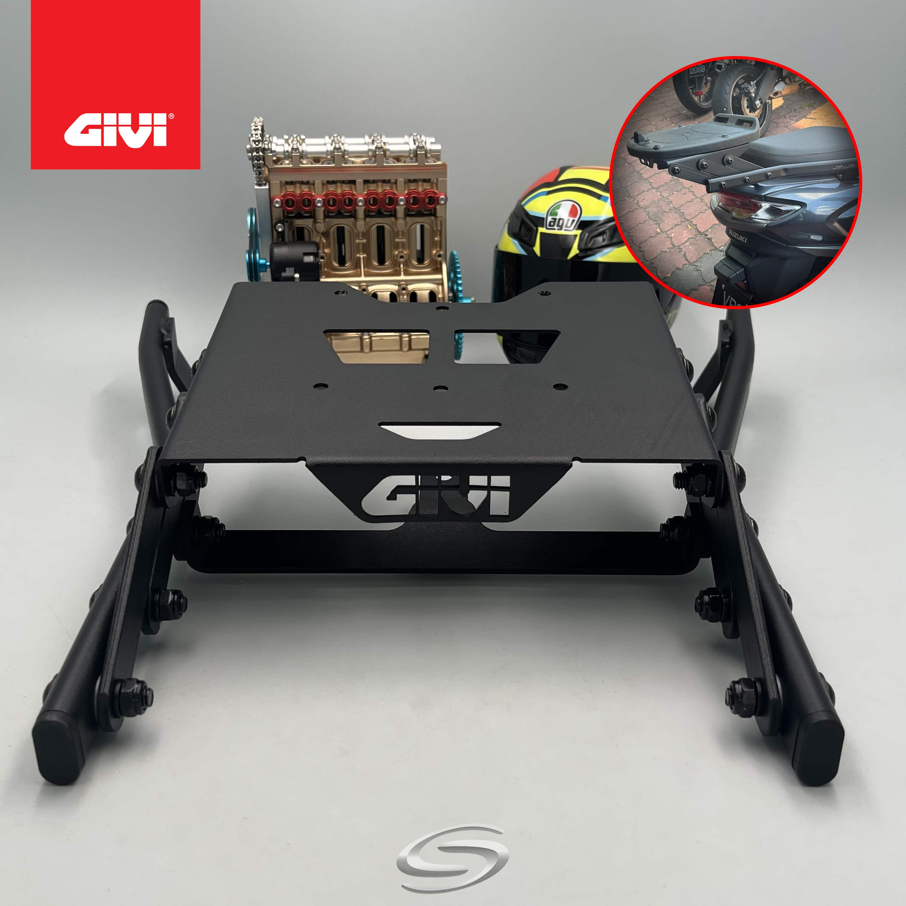 Burgman 125 Fold Rack
